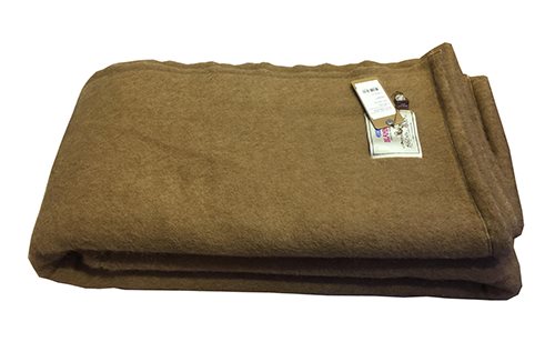 Camel wool blanket made by Gobi factory