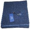 Cashmere scarf, ref.CAS-18-09-036 Color : blue