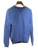 Men's cashmere neck knit sweater, ref. CAS-19-02-008 Color : blue