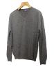 Men's cashmere neck knit sweater, ref. CAS-19-02-008 Color : Grey