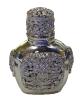 Mongolian silver snuff bottle, ref. JEW-18-00-019