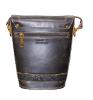 Leather handbag , ref.  LEA-18-02-007