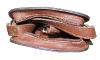 Leather handbag, ref.  LEA-18-02-004