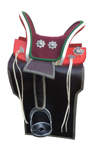 Saddle made in the traditional design