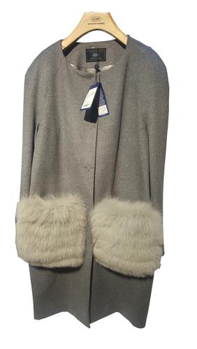Women's cashmere coat. Made by Gobi of 100% pure cashmere. Dry clean or handwash and dry flat.