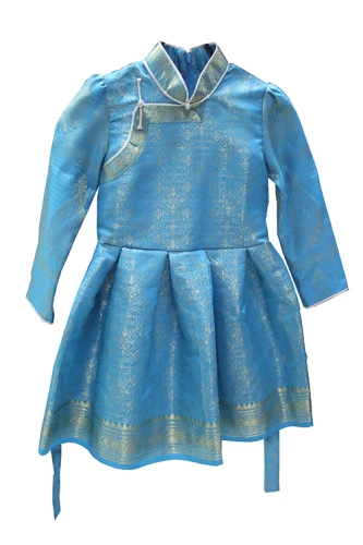 Silk dress for children. ref. GAR-18-00-002