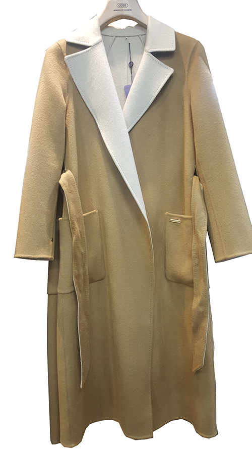 Women's cashmere coat, ref. CAS-18-01-003 Gobi cashmere CAS-18-01-003 ...