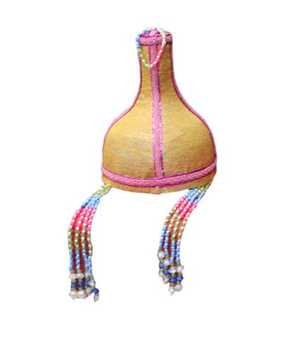 Chapeau de femmes traditionnelles mongoles pour la mère Ouelun, ref. GAR-18-02-017